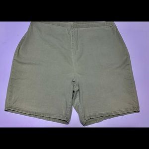 Just My Size SAGE GREEN Stretch Denim Shorts 22/24